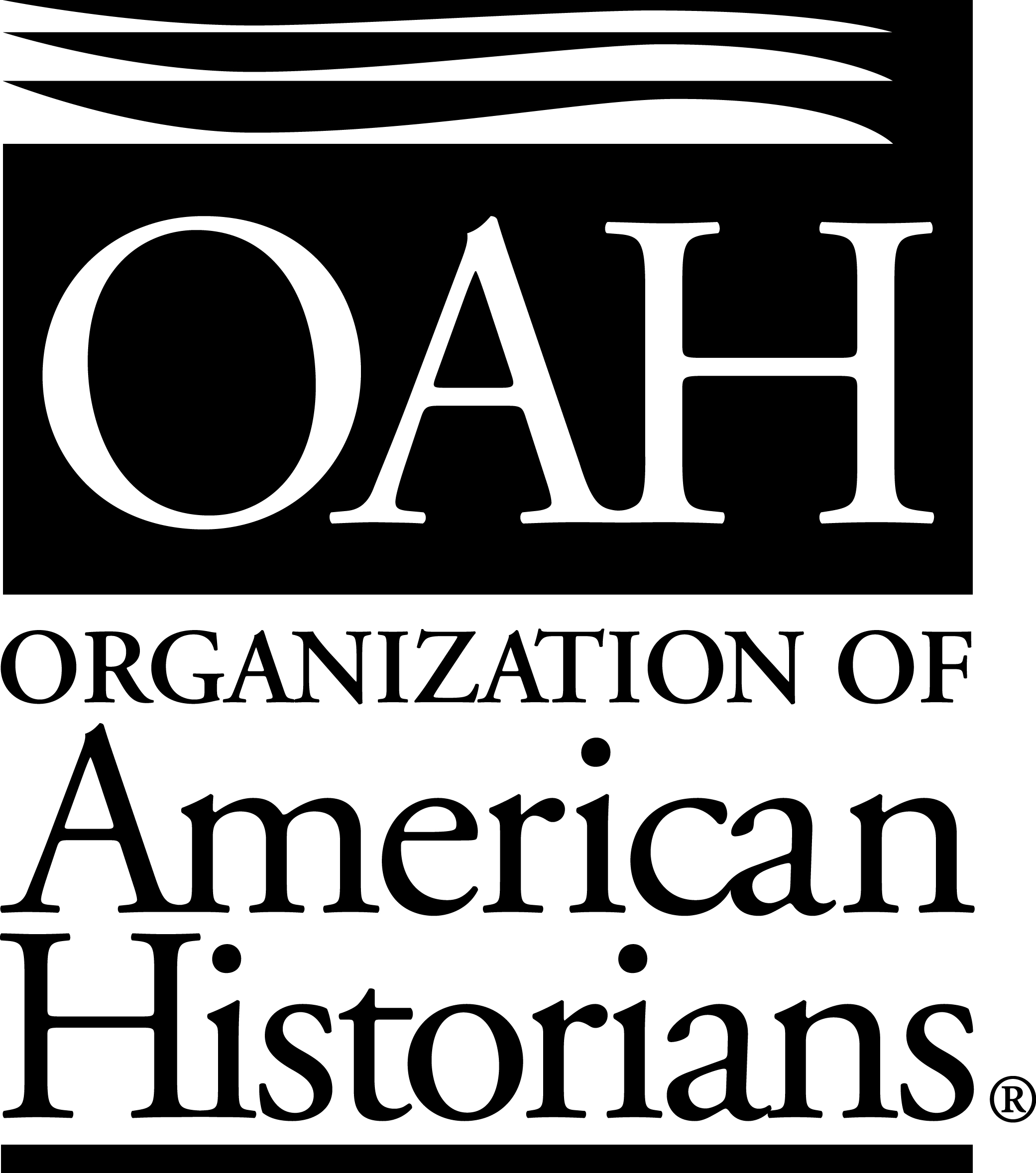 Organization of American Historians black logo