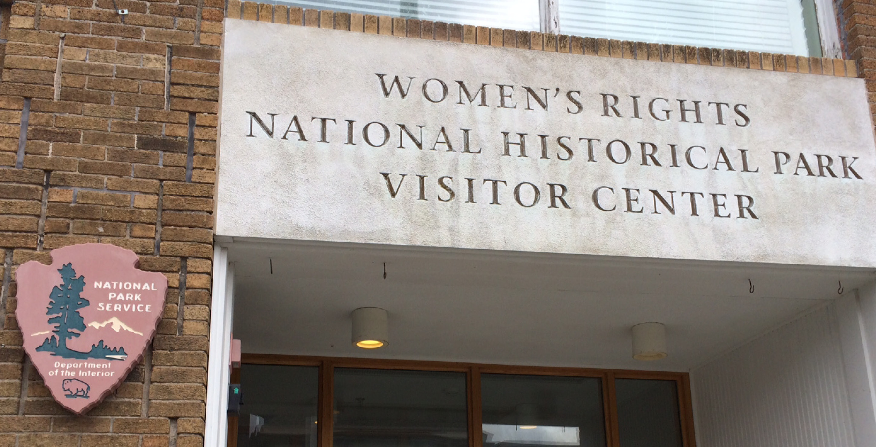 Entrance to Women's Rights National Historical Park Visitor Center
