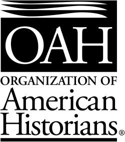 Black logo for the Organization of American Historians