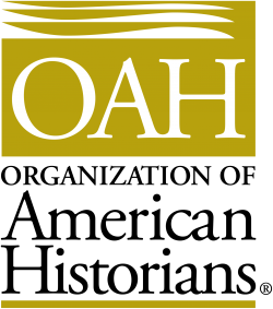 Yellow logo for the Organization of American Historians