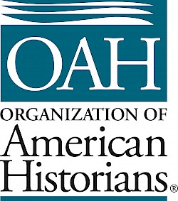 Teal logo for the Organization of American Historians