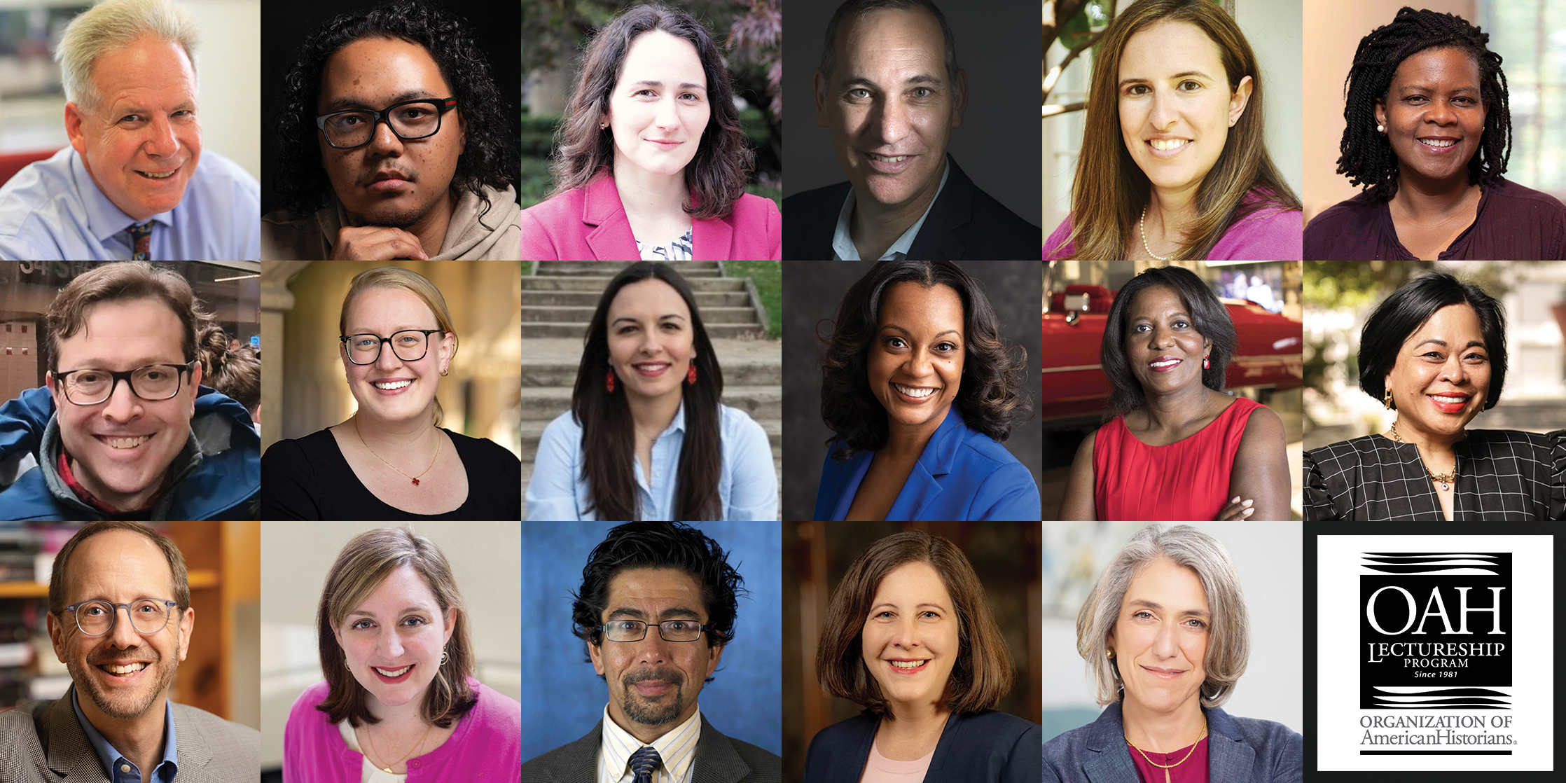 OAH | The OAH Lectureship Program Welcomes 17 New Speakers